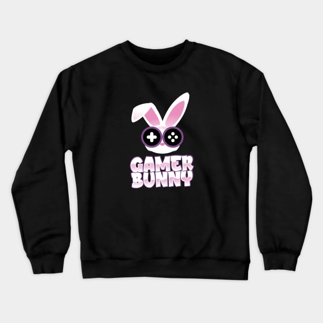 Gamer Bunny Crewneck Sweatshirt by Hotshots